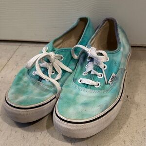 Vans Aqua Tie-Dye Canvas Shoes